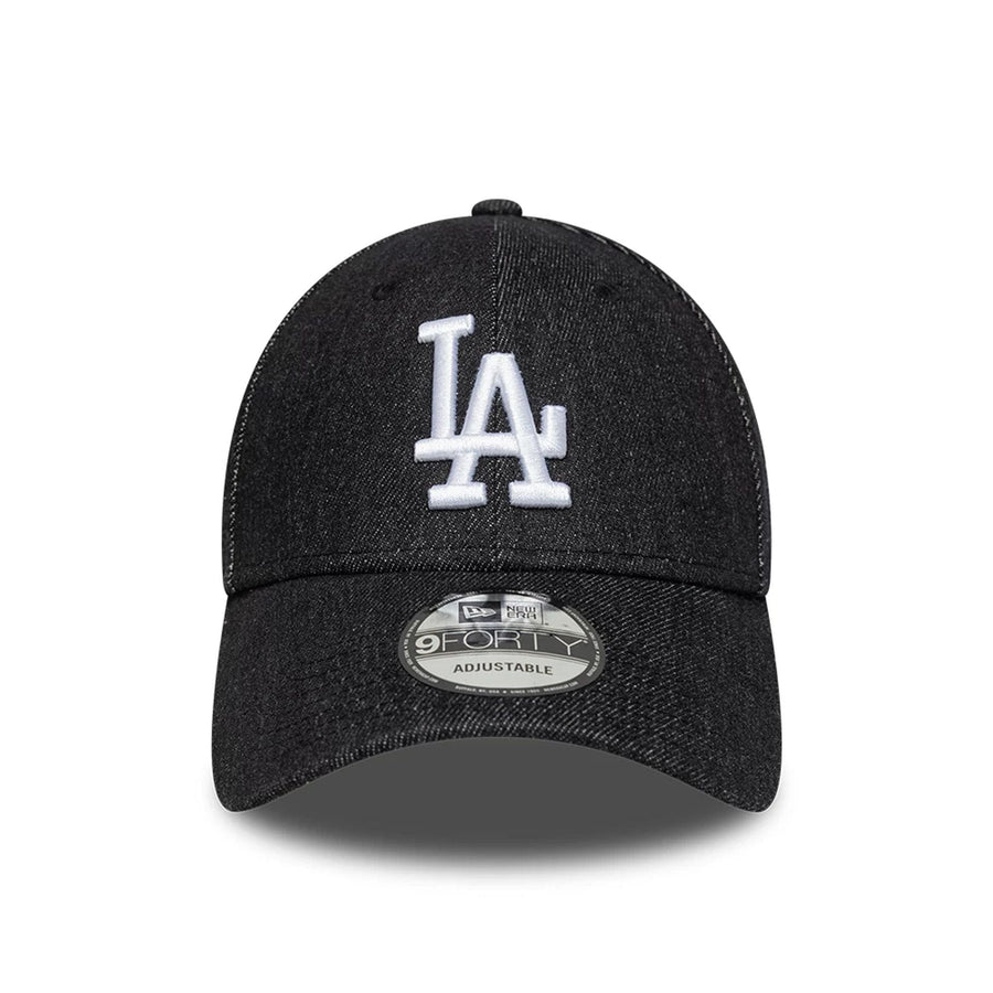This is a LA Dodgers MLB Denim Black 9FORTY Adjustable Cap 2