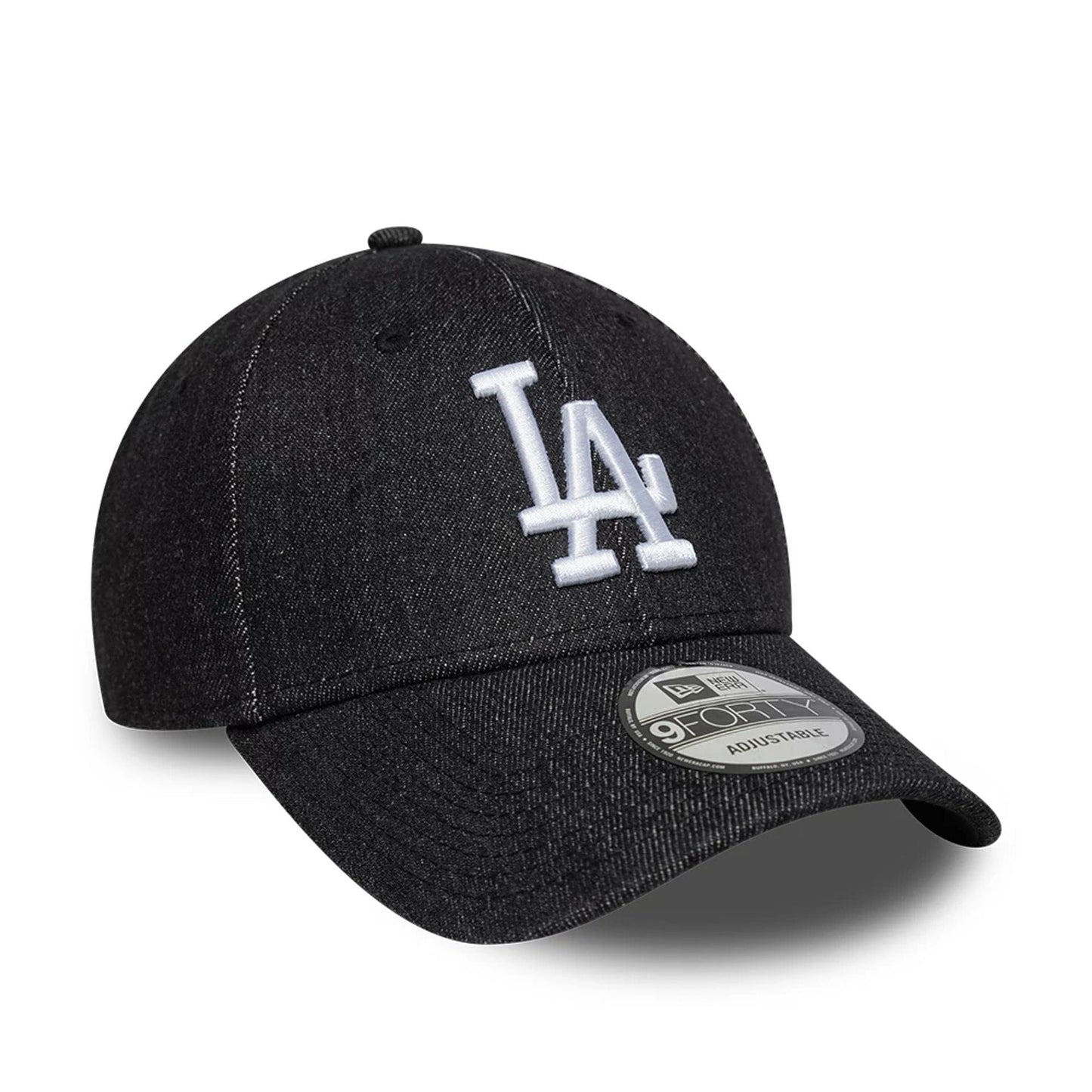 This is a LA Dodgers MLB Denim Black 9FORTY Adjustable Cap 3