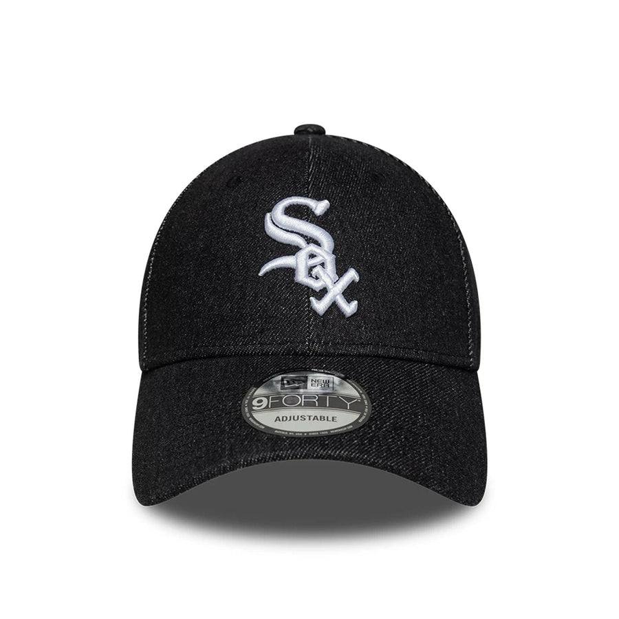This is a Chicago White Sox MLB Denim Black 9FORTY Adjustable Cap 2