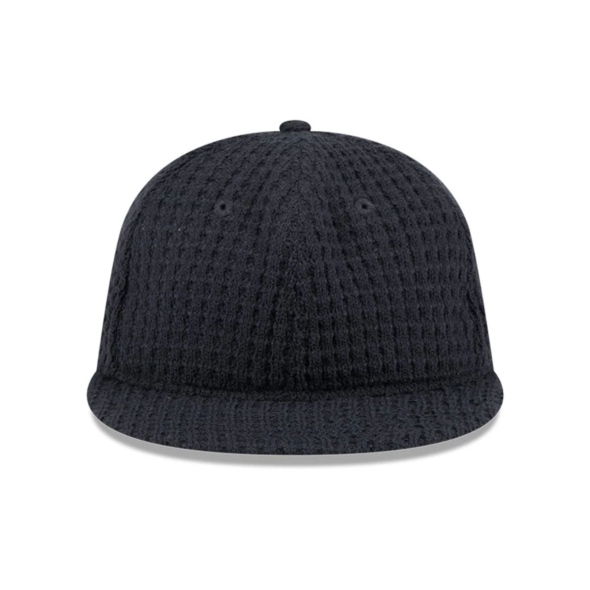 This is a  New Era Waffle Knit Navy Retro Crown 9FIFTY Adjustable Cap 3
