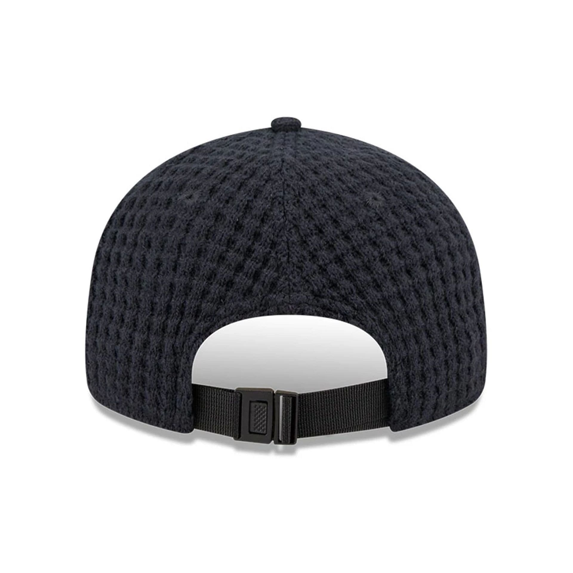 This is a  New Era Waffle Knit Navy Retro Crown 9FIFTY Adjustable Cap 5