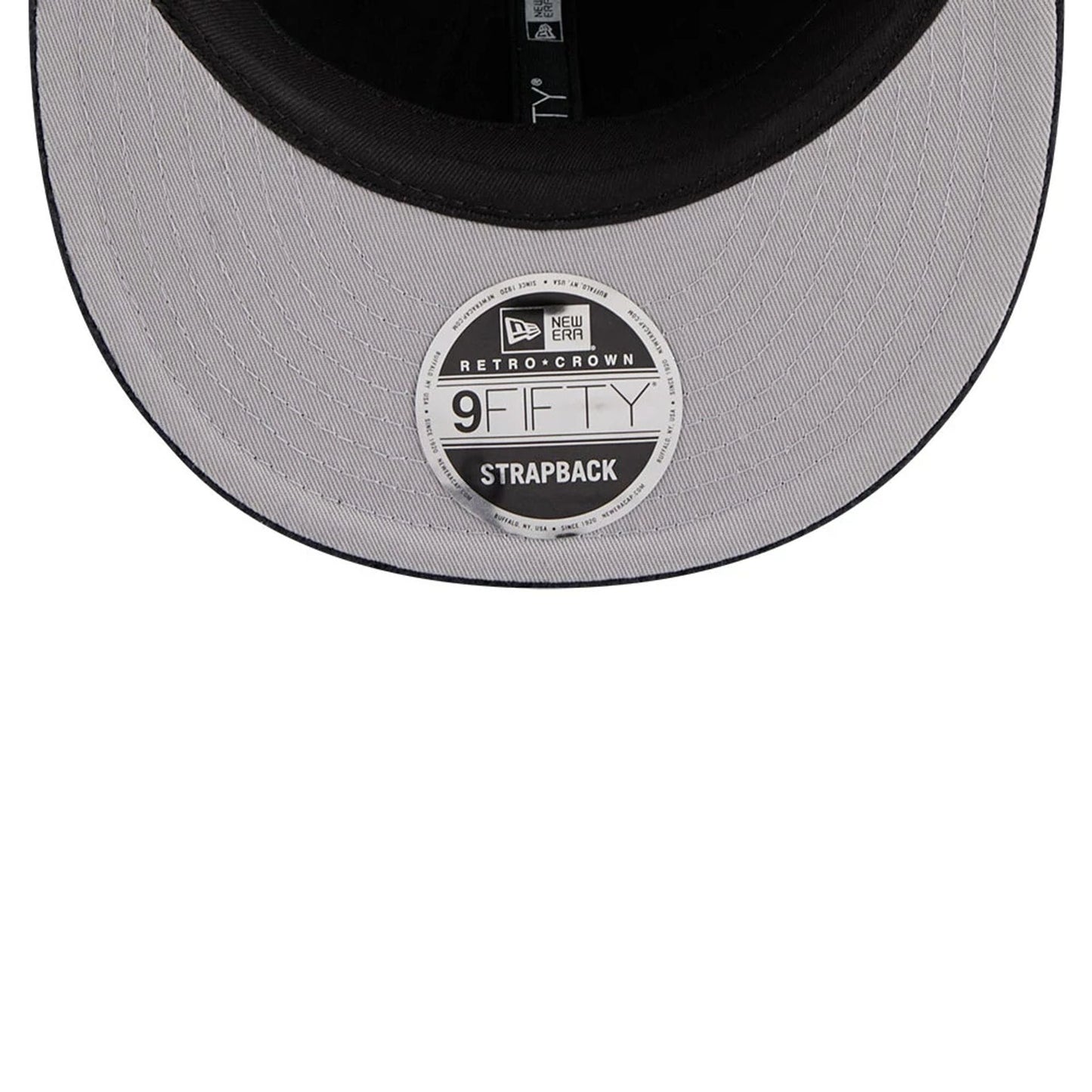 This is a  New Era Waffle Knit Navy Retro Crown 9FIFTY Adjustable Cap 2