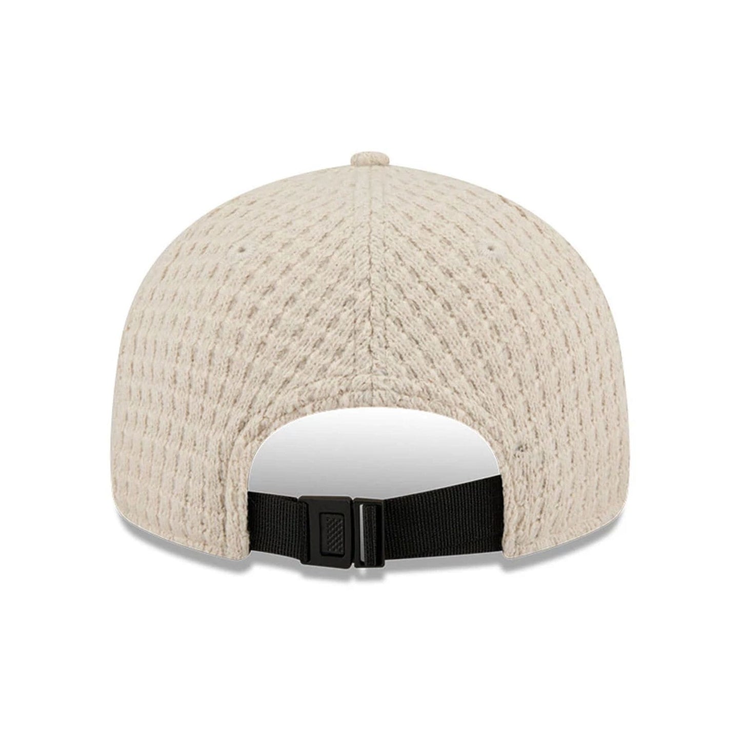 This is a  New Era Waffle Knit Light Beige Retro Crown 9FIFTY Adjustable Cap 5