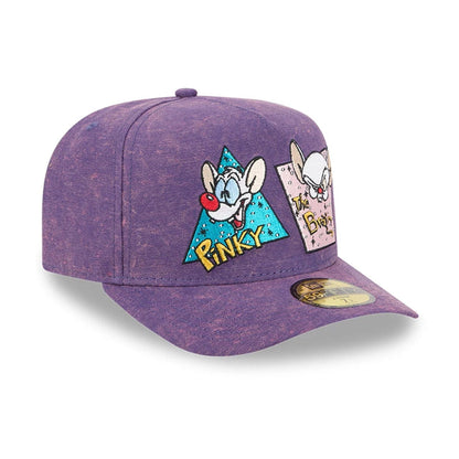 This is a Pinky And The Brain Dark Purple 59FIFTY A-Frame Fitted Cap 4