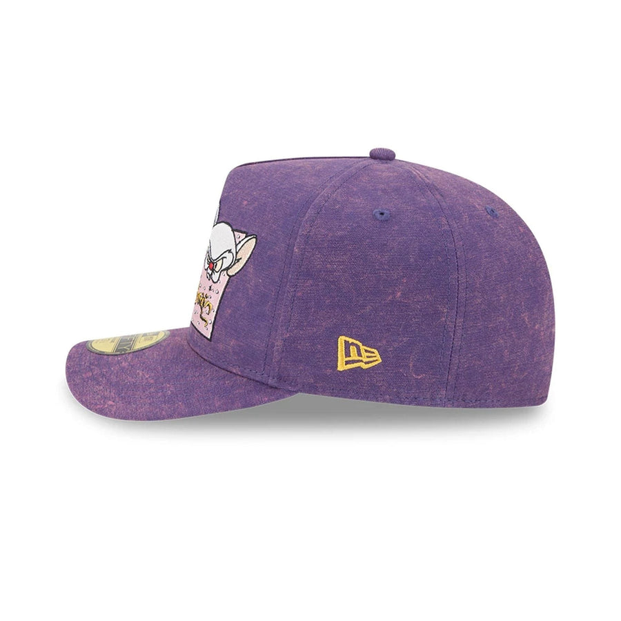 This is a Pinky And The Brain Dark Purple 59FIFTY A-Frame Fitted Cap 5