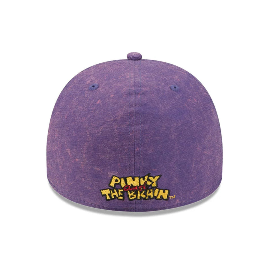 This is a Pinky And The Brain Dark Purple 59FIFTY A-Frame Fitted Cap 3