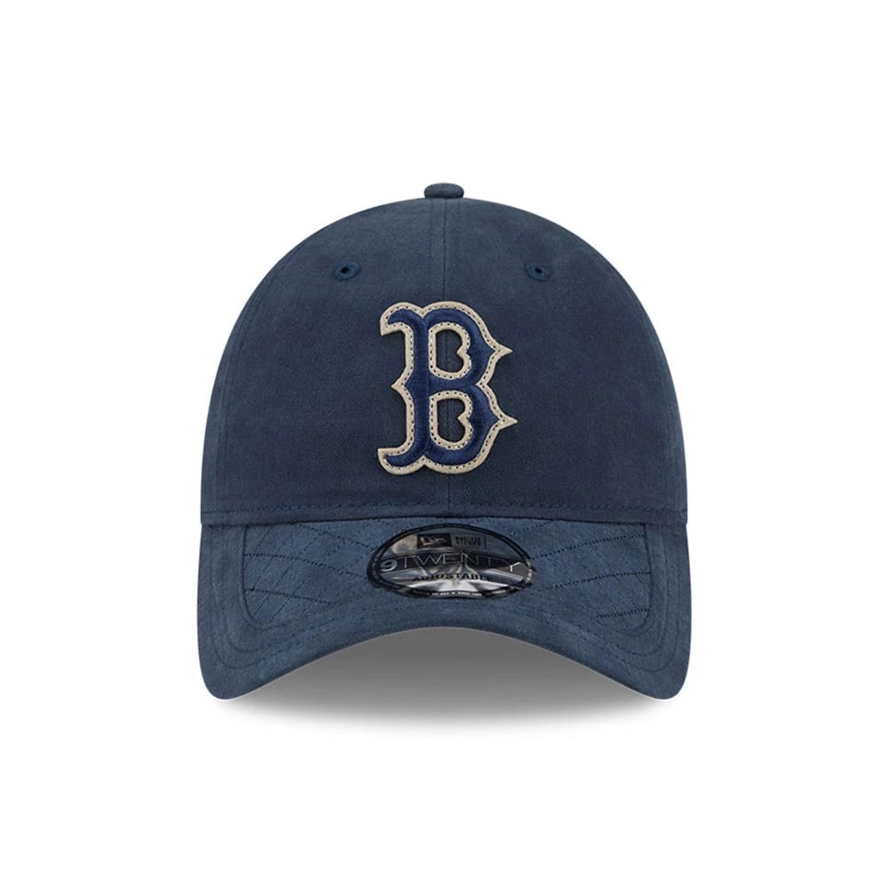 This is a Boston Red Sox MLB Quilted Navy 9TWENTY Adjustable Cap 2
