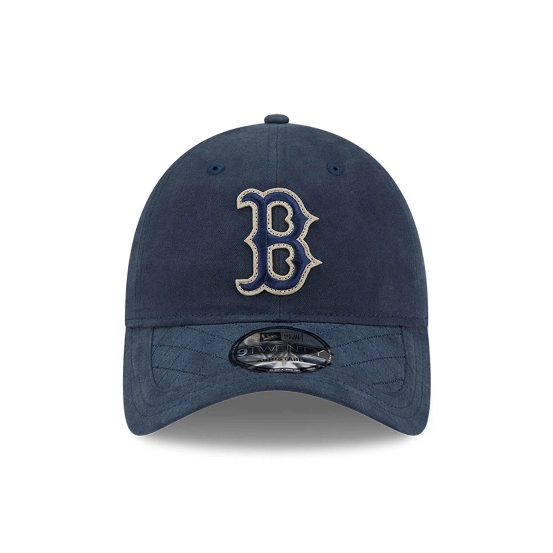 This is a Boston Red Sox MLB Quilted Navy 9TWENTY Adjustable Cap 2