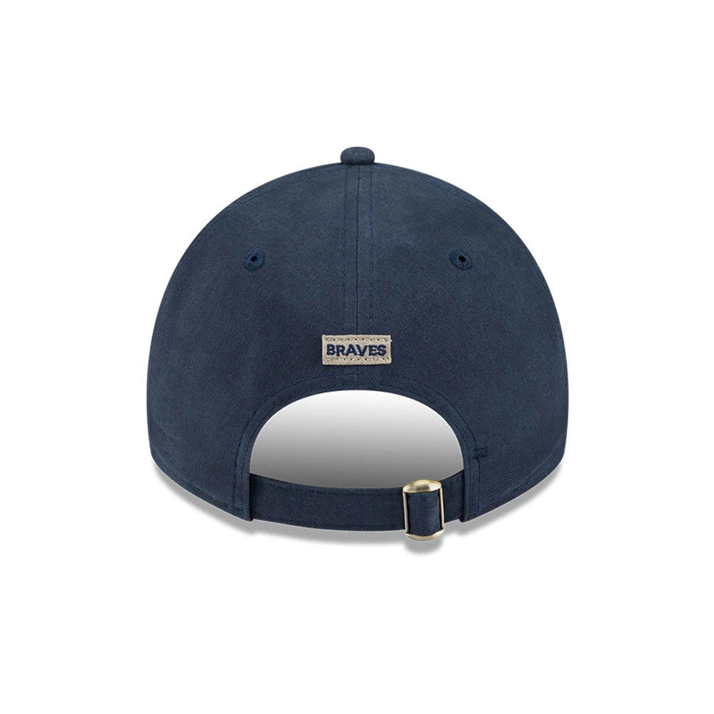 This is a Atlanta Braves MLB Quilted Navy 9TWENTY Adjustable Cap 5