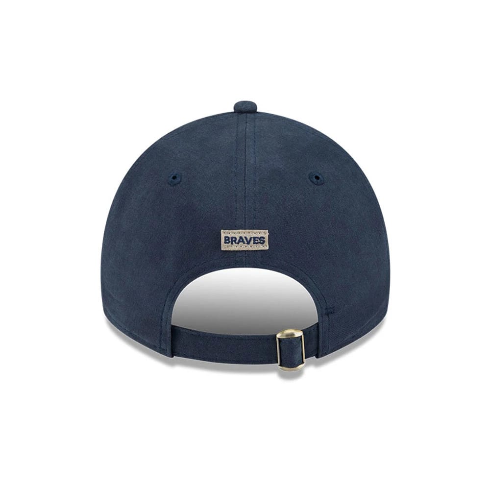This is a Atlanta Braves MLB Quilted Navy 9TWENTY Adjustable Cap 5
