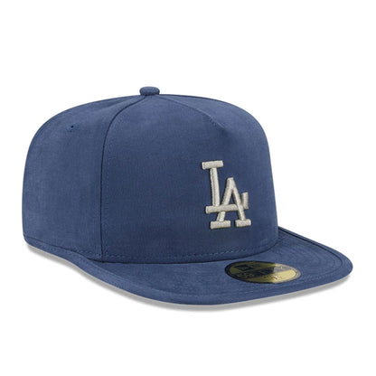 This is a LA Dodgers MLB Quilted Dark Blue 59FIFTY A-Frame Fitted Cap 4