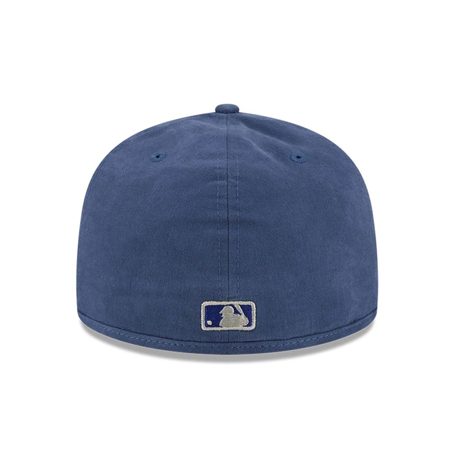 This is a LA Dodgers MLB Quilted Dark Blue 59FIFTY A-Frame Fitted Cap 5
