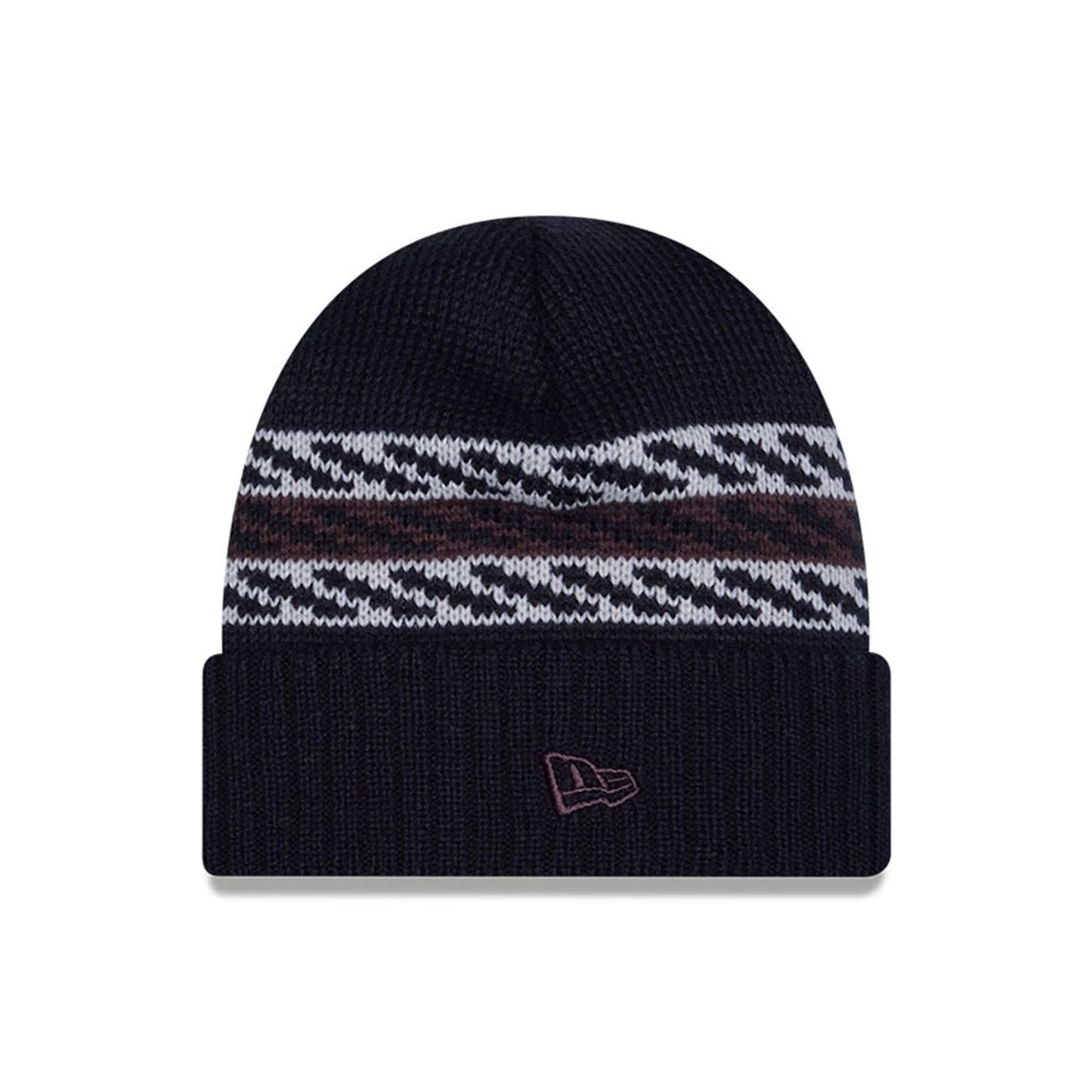 This is a Boston Red Sox MLB Quilted Navy Cuff knit Beanie Hat 2