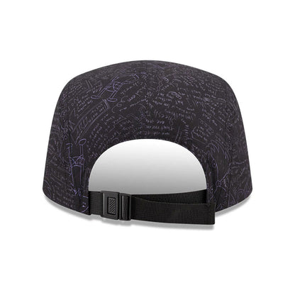 Pictured is this All Over Print Hey Arnold Camper cap in black. 5