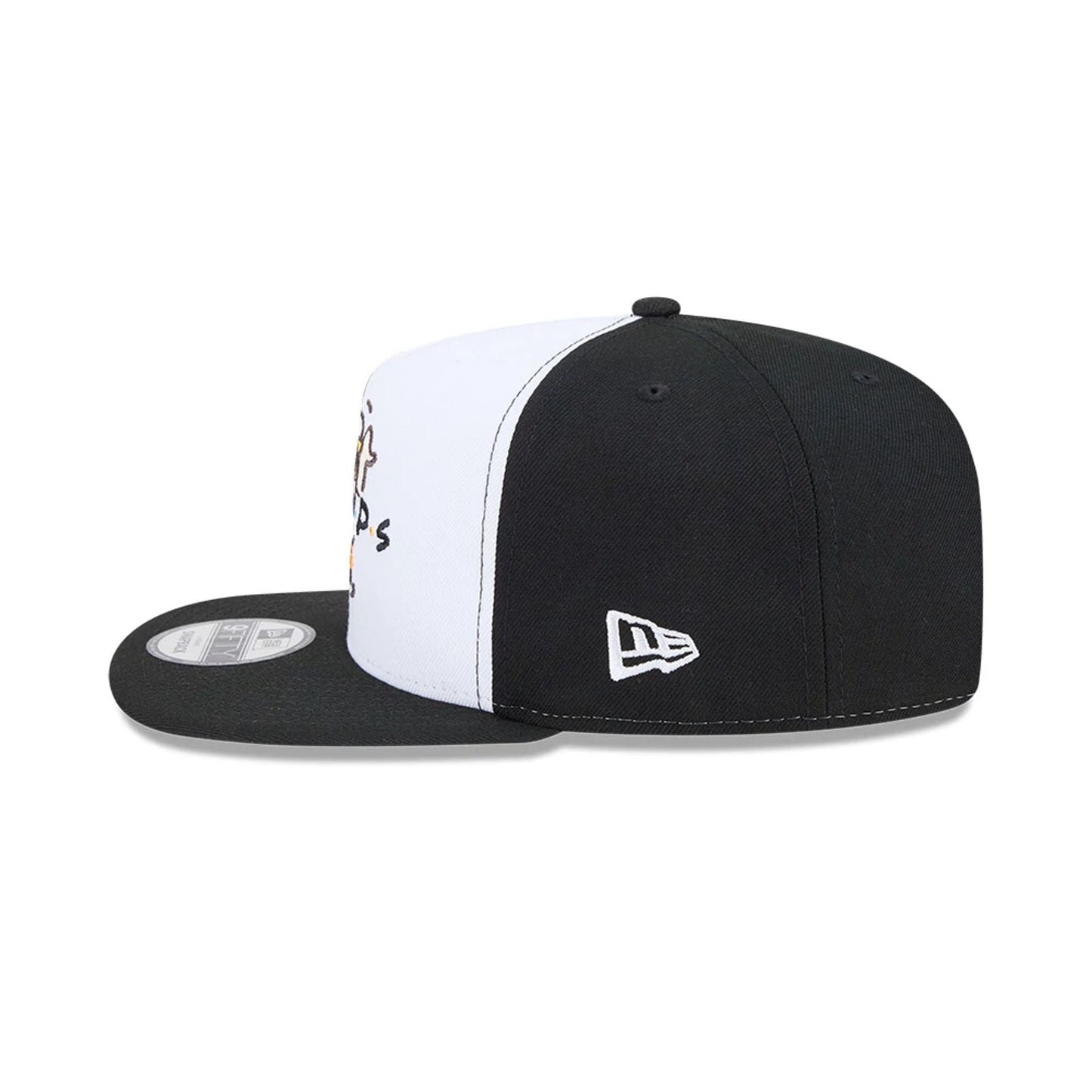 Pictured is this Friends Giving 9FIFTY A-Frame Snapback cap in black. 6