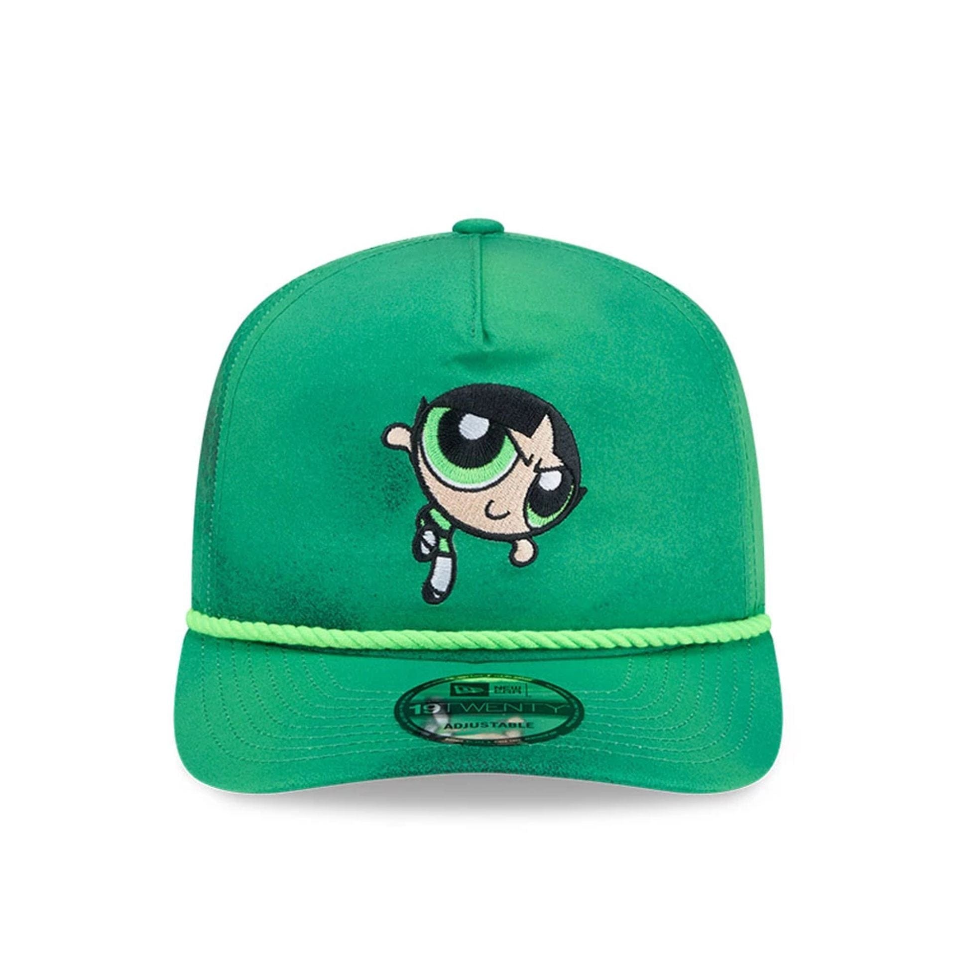 Pictured is this Buttercup Power Puff Girls 19TWENTY cap in bright green. 3