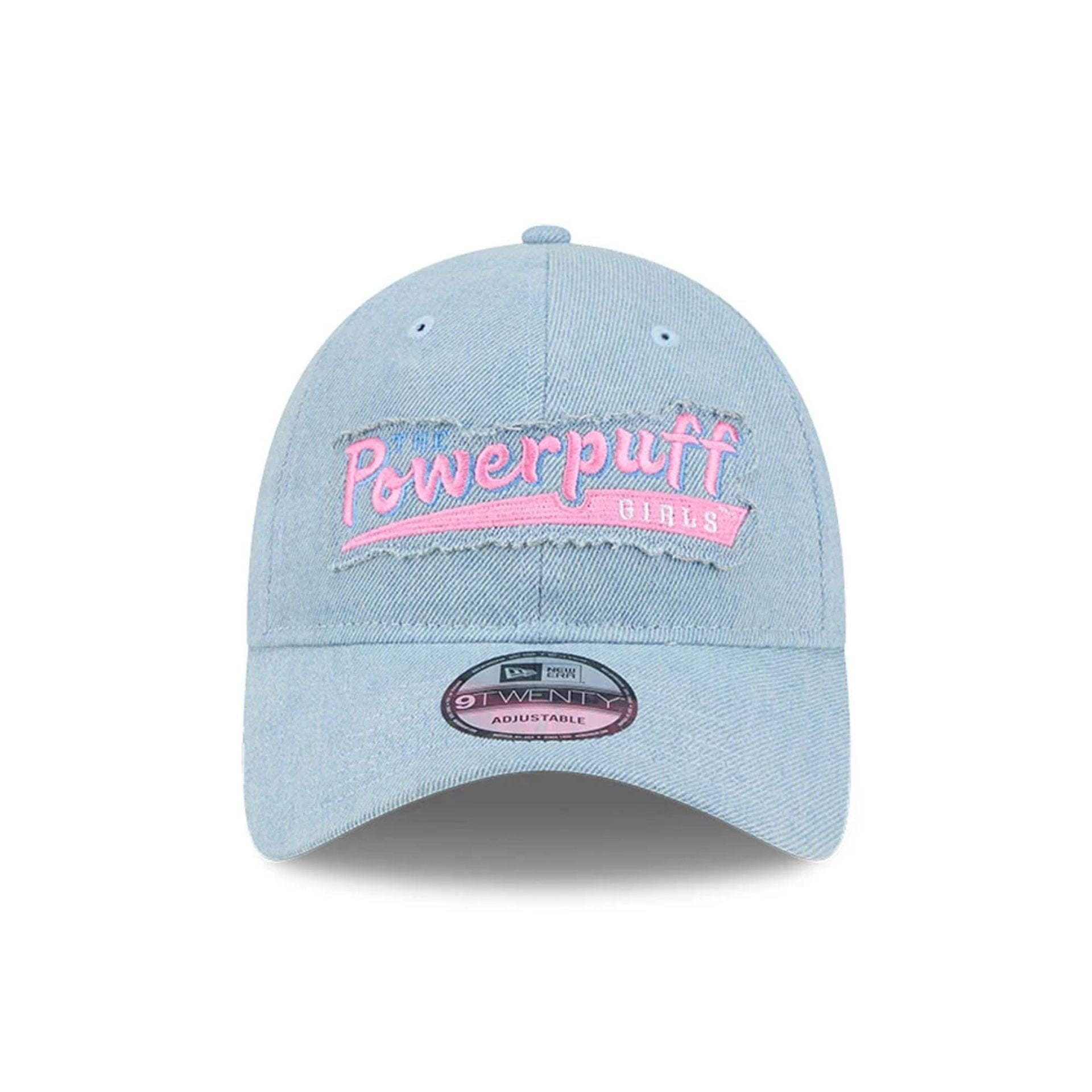 Pictured is this Wordmark Power Puff Girls 9TWENTY cap in open blue. 2