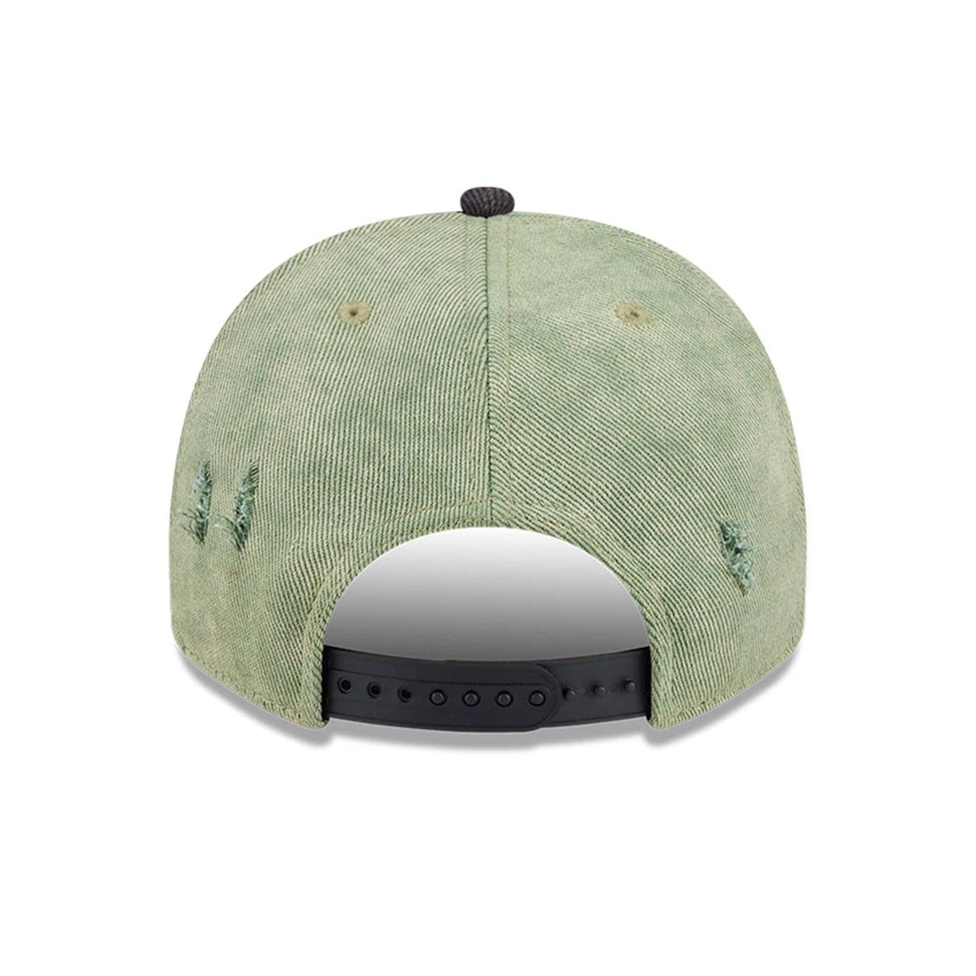 Pictured is this Rowdyruff Boys Butch Power Puff Girls 9FIFTY A-Frame Snapback cap in open green. 7
