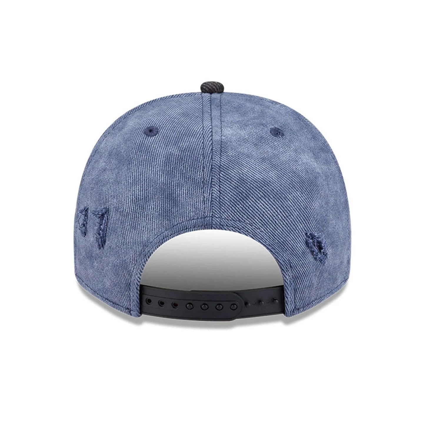 Pictured is this Rowdyruff Boys Boomer Power Puff Girls 9FIFTY A-Frame Snapback cap in open blue. 7
