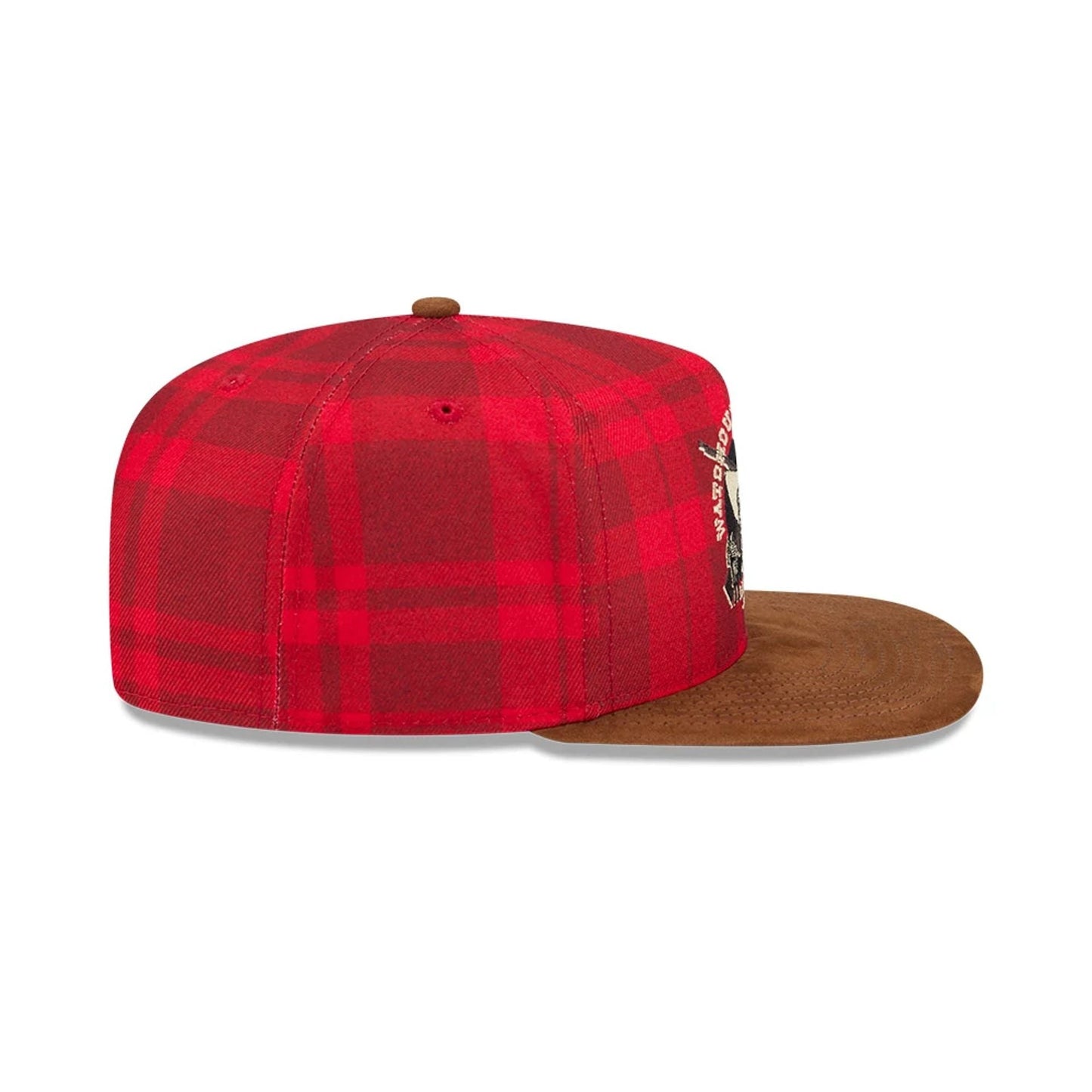 Pictured is this Ralphie A Christmas Story 9FIFTY A-Frame Snapback cap in red. 5