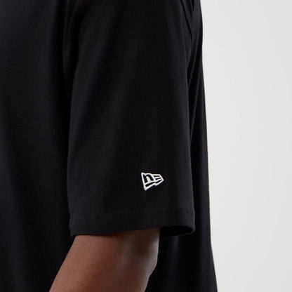 The Male model is wearing Pittsburgh Steelers NFL International Series Games Black Oversized T-Shirt  6