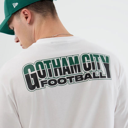 The Male model is wearing New York Jets NFL International Series Games White Oversized T-Shirt  6