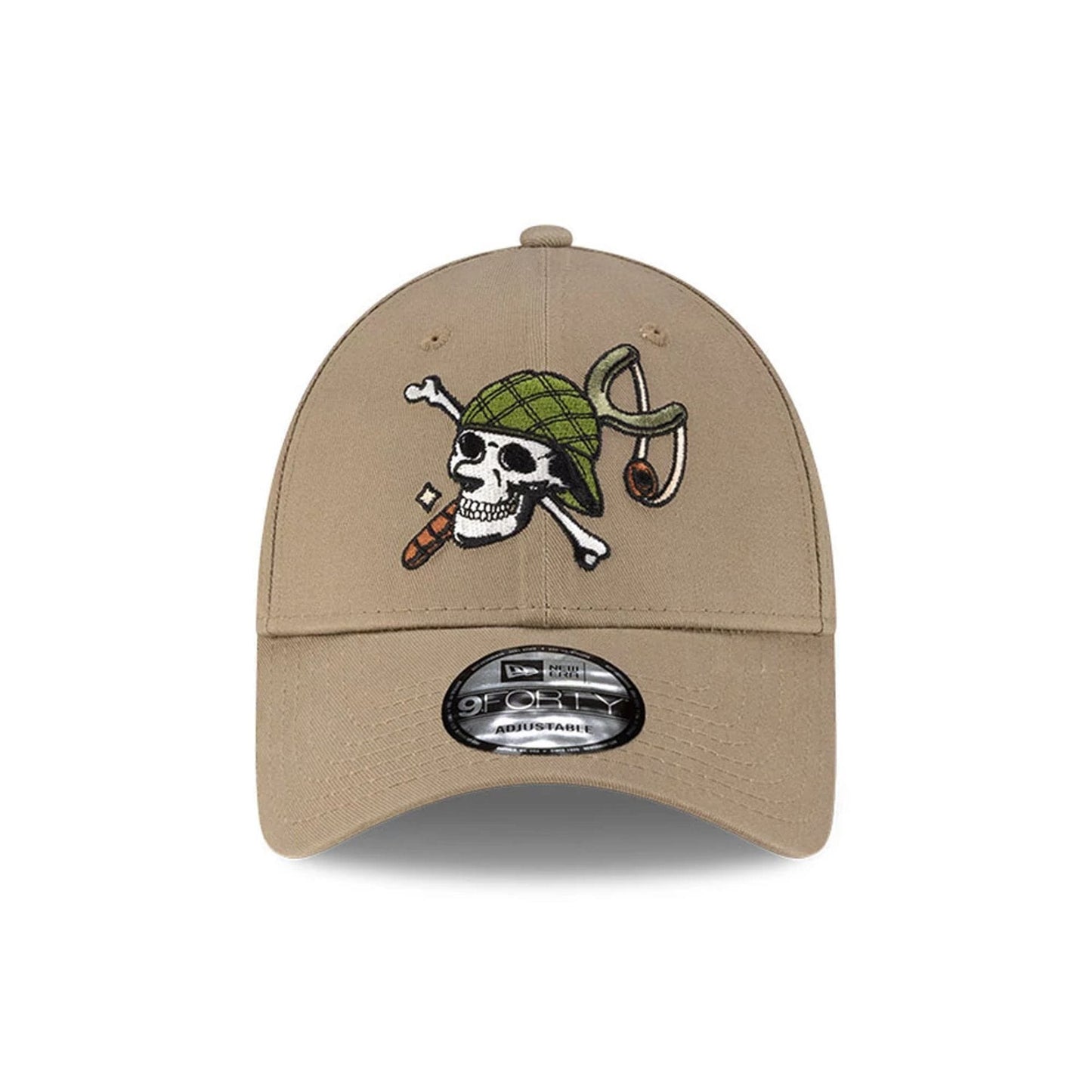 One Piece Usopp Beige 9FORTY Adjustable Cap 2