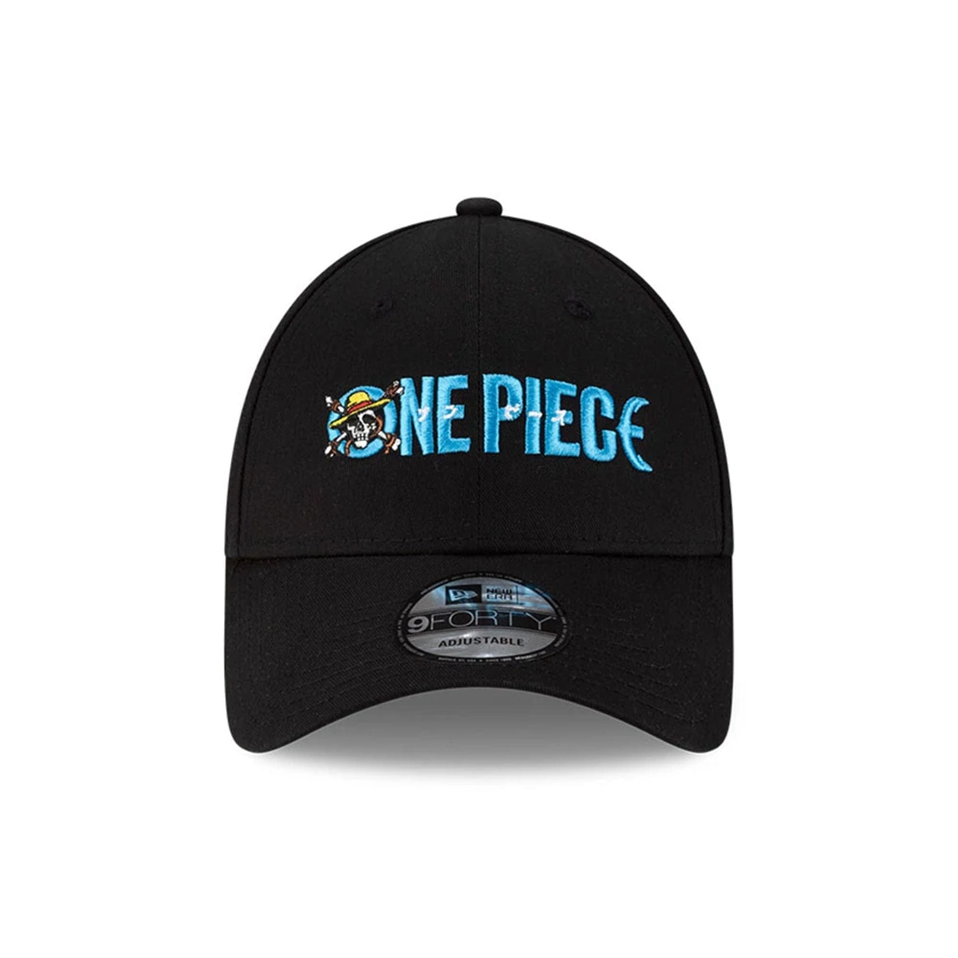 Pictured is this One Piece Straw Hat Pirates 9FORTY cap in black. 2