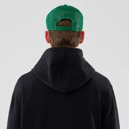 The Male model is wearing Stranger Things Black Oversized Pullover Hoodie 7