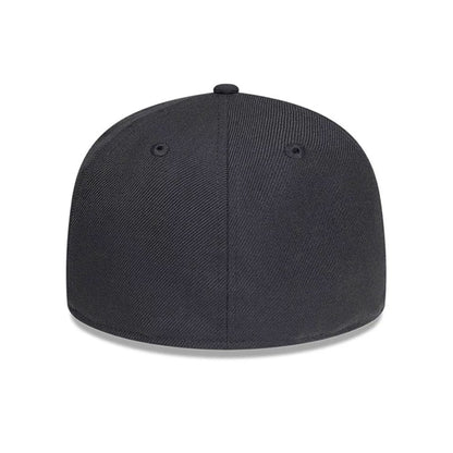Pictured is this MLB Soft Black New York Yankees 59FIFTY Fitted cap in black. 5