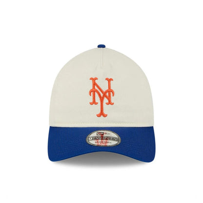 Pictured is this MLB Chrome New York Mets 9TWENTY A-Frame cap in white. 3
