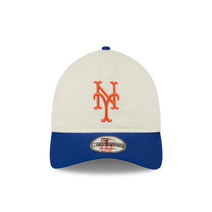 Pictured is this MLB Chrome New York Mets 9TWENTY A-Frame cap in white. 3