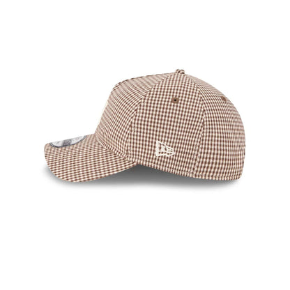 Pictured is this MLB Check New York Yankees 9TWENTY A-Frame cap in open brown. 6