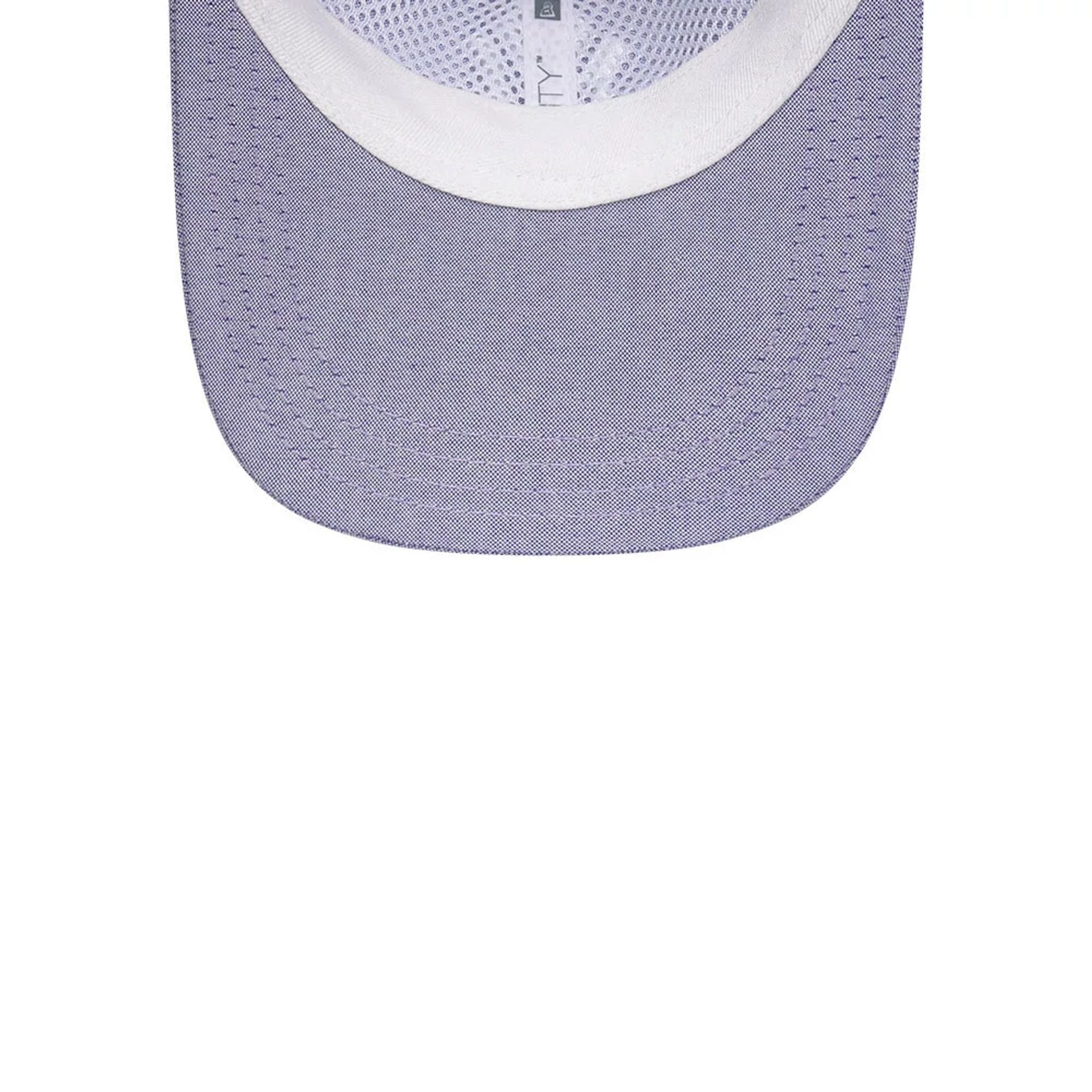 Pictured is this MLB Oxford New York Yankees 9TWENTY Long Visor cap in Pastel Purple. 2
