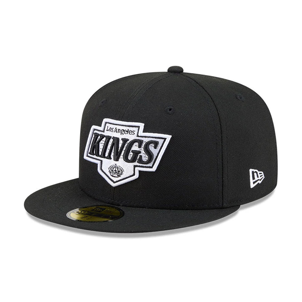 Pictured is this NHL Evergreen LA Kings 59FIFTY Fitted cap in black. 4