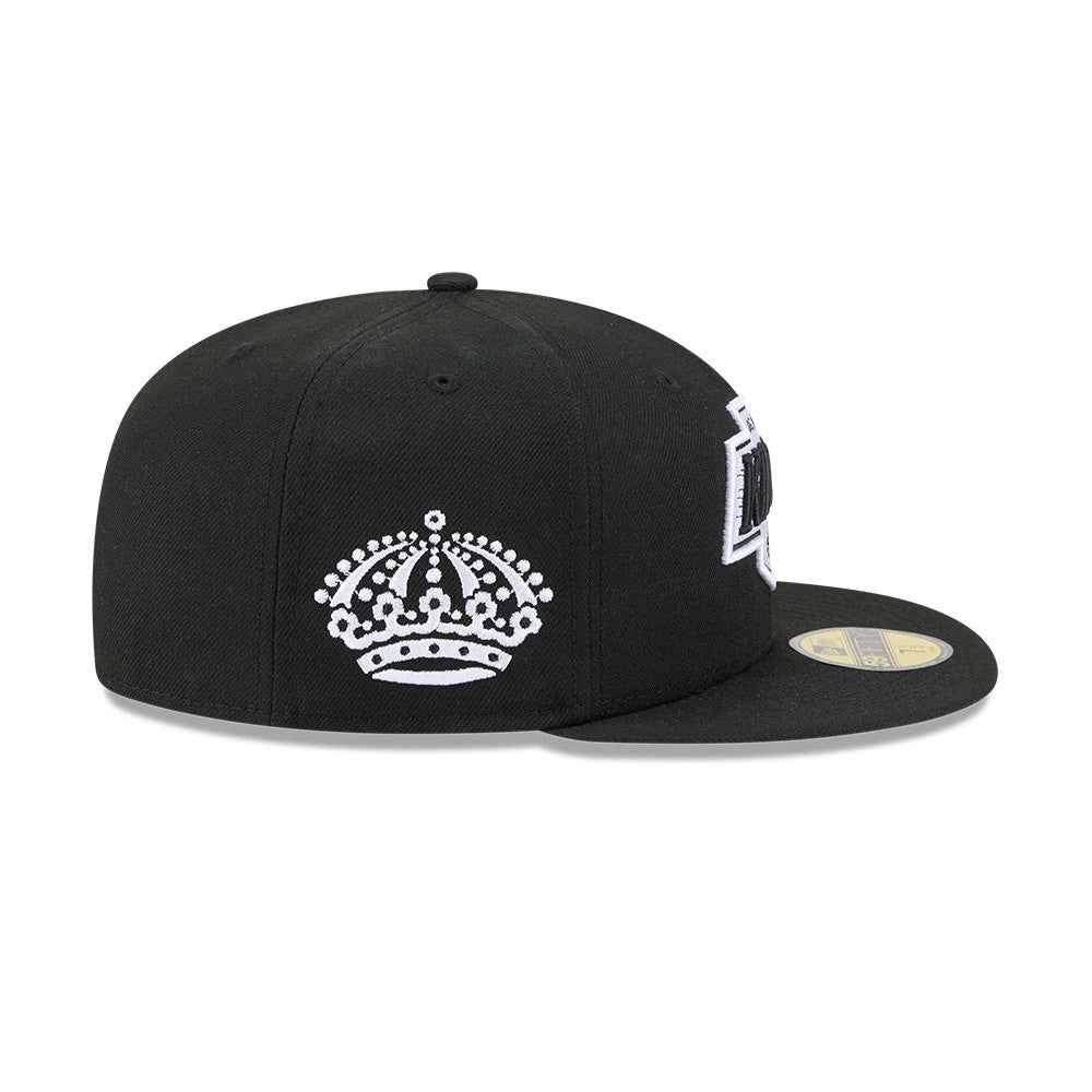 Pictured is this NHL Evergreen LA Kings 59FIFTY Fitted cap in black. 5