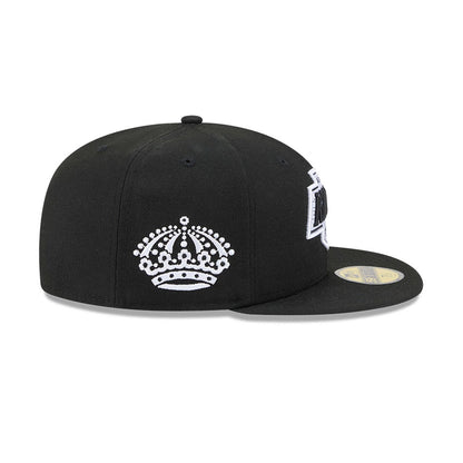 Pictured is this NHL Evergreen LA Kings 59FIFTY Fitted cap in black. 5