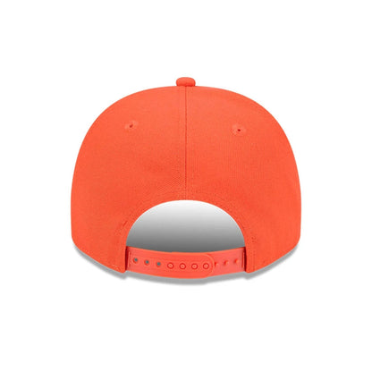 Pictured is this NHL Evergreen Anaheim Ducks 9FIFTY A-Frame Snapback cap in orange. 7