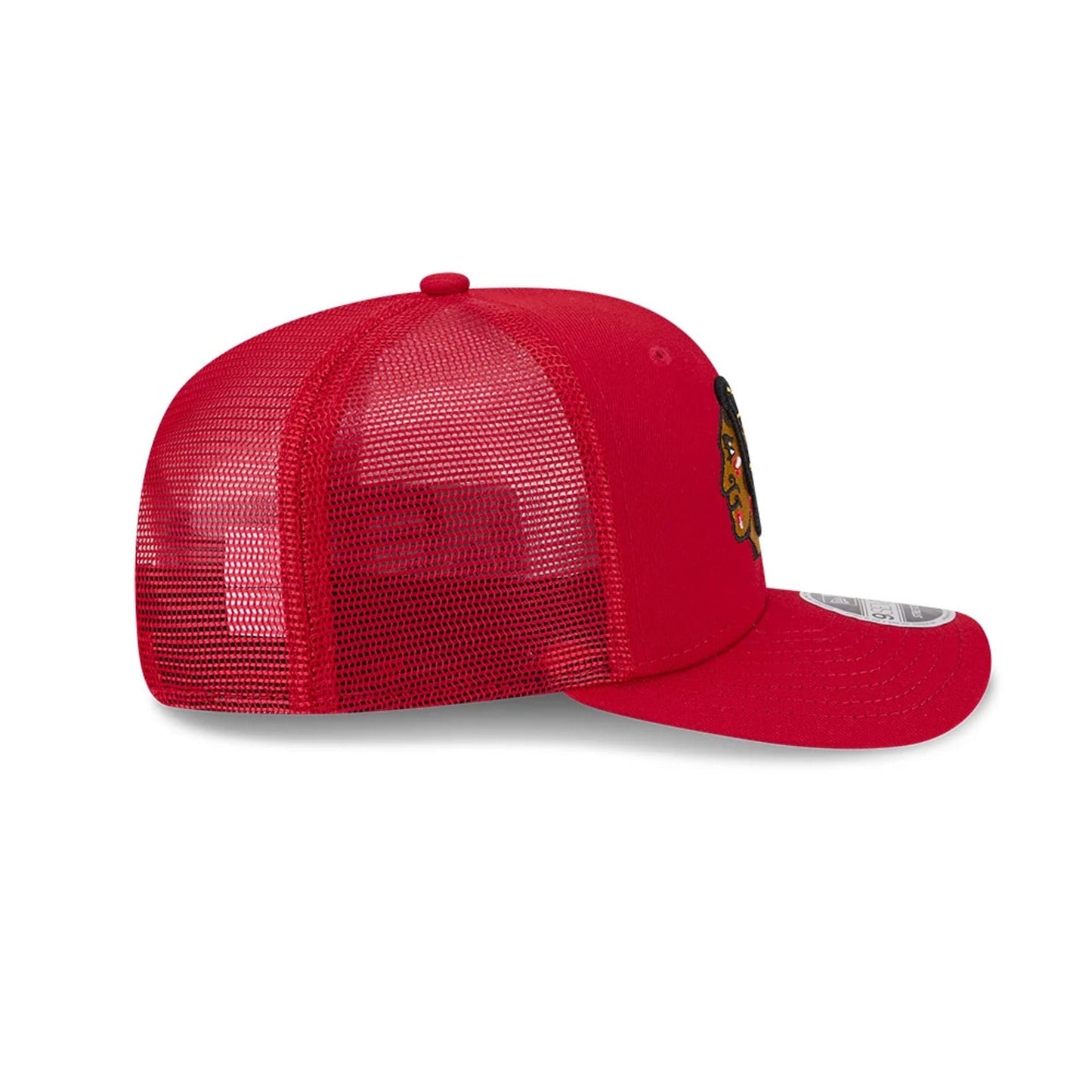 Pictured is this NHL Evergreen Chicago Blackhawks 9SEVENTY Stretch Snap cap in red. 6