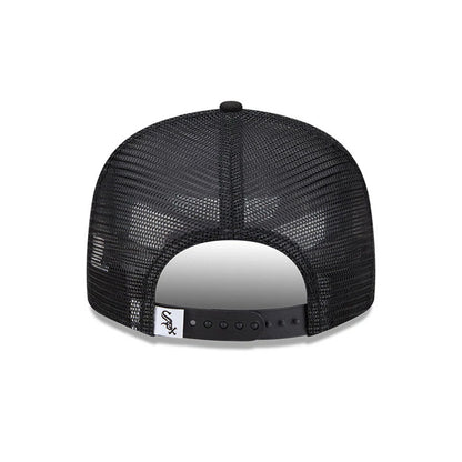Pictured is this MLB Evergreen Chicago White Sox 9FIFTY Trucker cap in black. 5