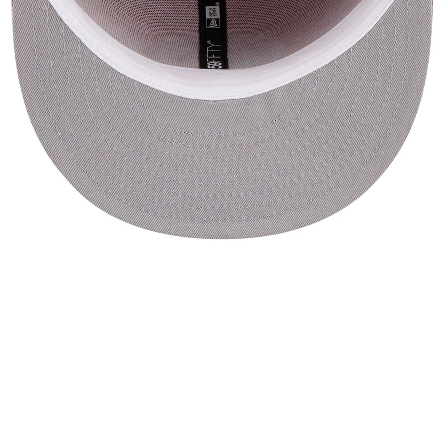 Pictured is this NBA Hardwood Classic Atlanta Hawks 59FIFTY Fitted cap in red. 2