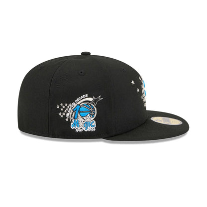 Pictured is this NBA Hardwood Classic Orlando Magic 59FIFTY Fitted cap in black. 5