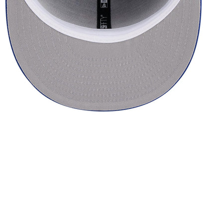 Pictured is this NBA Hardwood Classic Philadelphia 76ers 59FIFTY Fitted cap in blue. 2