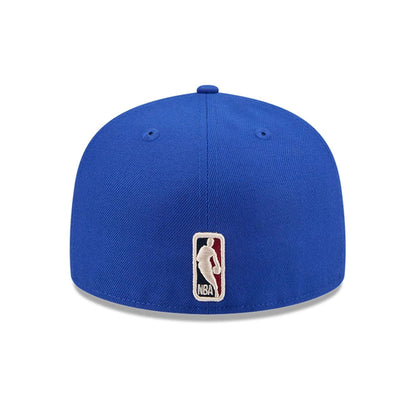 Pictured is this NBA Hardwood Classic New York Knicks 59FIFTY Fitted cap in blue. 7