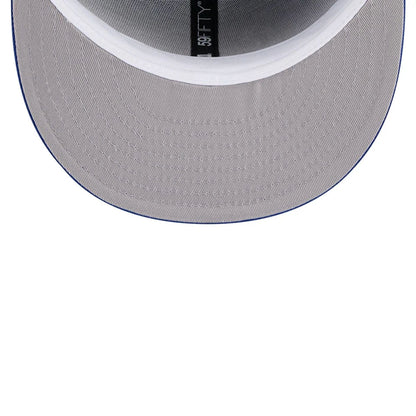 Pictured is this NBA Hardwood Classic New York Knicks 59FIFTY Fitted cap in blue. 2