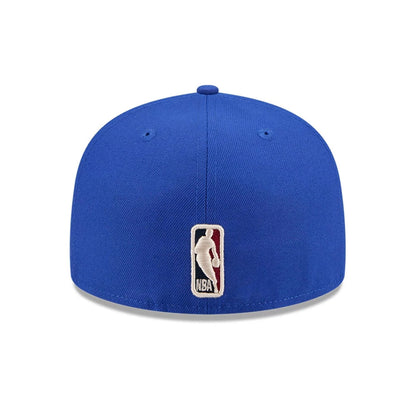 Pictured is this NBA Hardwood Classic Detroit Pistons 59FIFTY Fitted cap in blue. 7