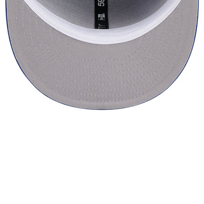 Pictured is this NBA Hardwood Classic Detroit Pistons 59FIFTY Fitted cap in blue. 2