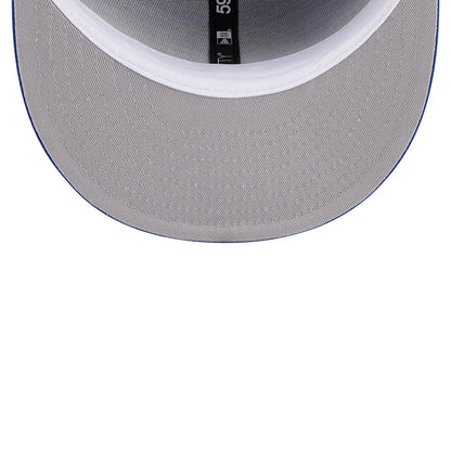Pictured is this NBA Hardwood Classic Detroit Pistons 59FIFTY Fitted cap in blue. 2