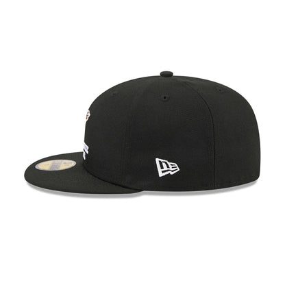Pictured is this NBA Hardwood Classic Milwaukee Bucks 59FIFTY Fitted cap in black. 6