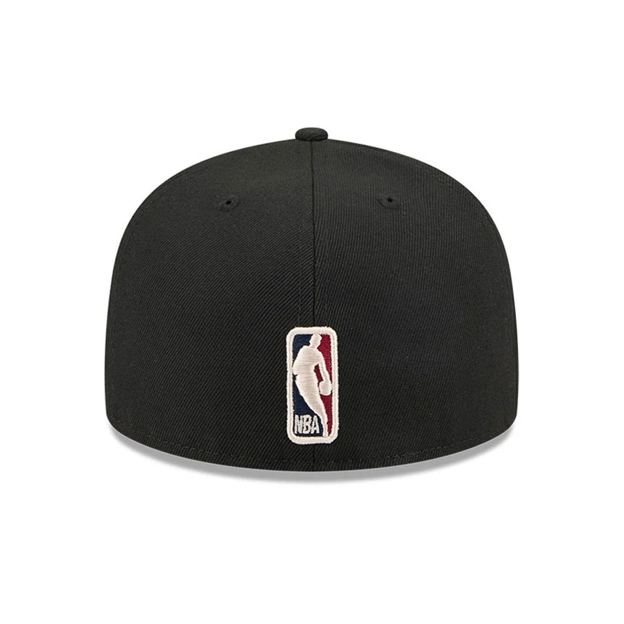 Pictured is this NBA Hardwood Classic Milwaukee Bucks 59FIFTY Fitted cap in black. 7